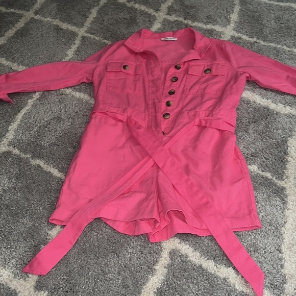 Express Rocky Barnes Button Romper - Size XS - Picture 3 of 5